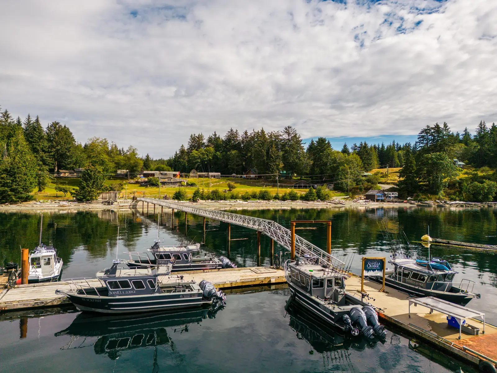 The marina